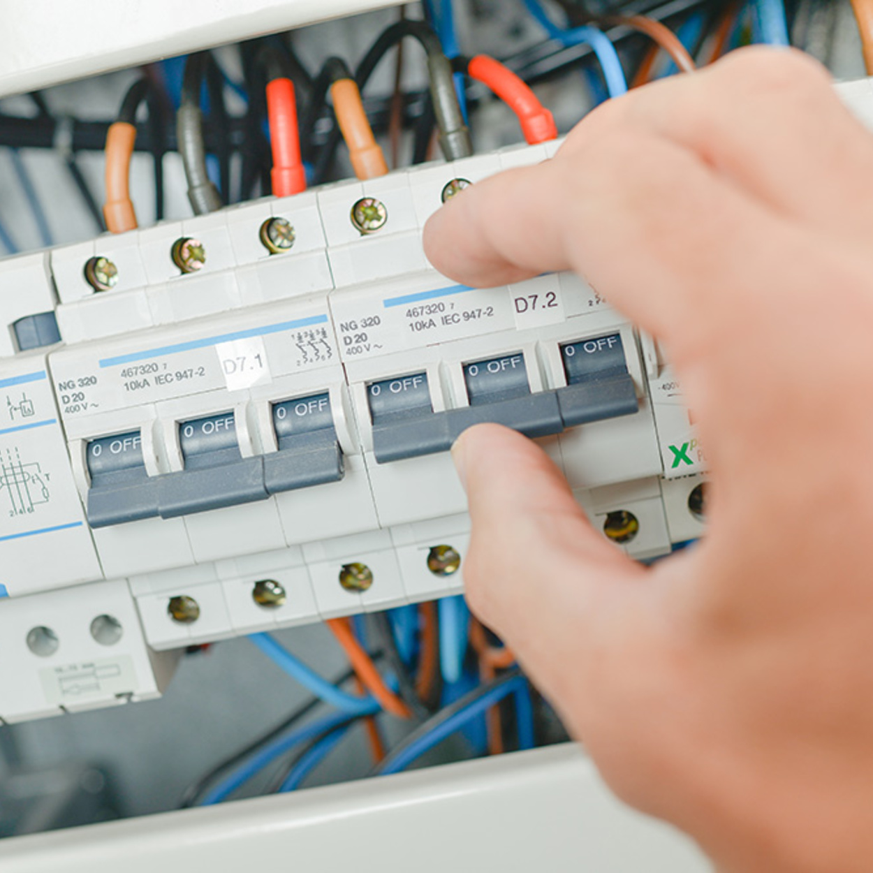 Elektro­installation bei Muster Elektro in Musterstadt
